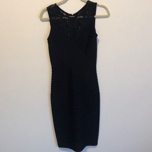 Calvin Klein Cocktail Dress - Black with Lace